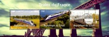 Chad 2016 Trains Railways Transports 3v Mint Souvenir Sheet S/S.